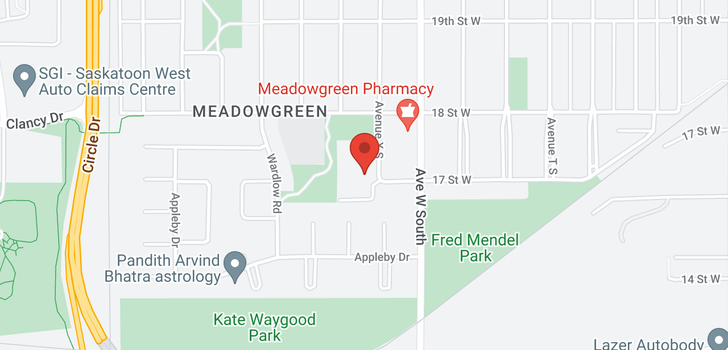 map of 525 X AVE S